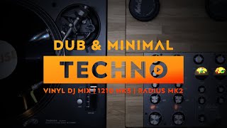 Dub amp Minimal Techno DJ Set  100 Vinyl [upl. by Azaleah]