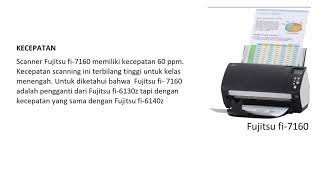 REVIEW SCANNER FUJITSU FI7160 [upl. by Ahsirak]