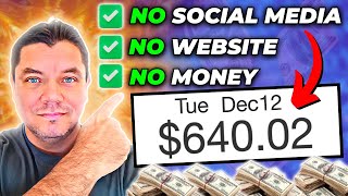 The Easiest 640 I Ever Made in Affiliate Marketing – No Social Media No Investment No Website [upl. by Ellerred]