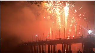 Christmas festival Natchitoches Louisiana USA [upl. by Eimaraj]