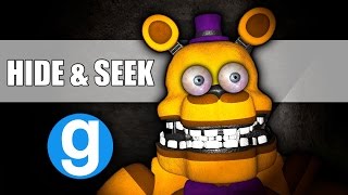 FREDBEAR PILL PACK HIDE AND SEEK LETS PLAY WITH SUBS 2 GMOD FNAF FREDBEARS FAMILY DINER GARRYS MOD [upl. by Meade]