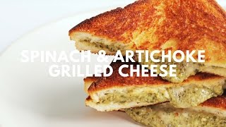 Spinach amp Artichoke Grilled Cheese [upl. by Royd]