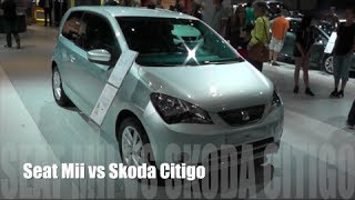 Seat Mii vs Skoda Citigo [upl. by Girovard972]