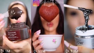 💦💋 ASMR Nadina Ioana Skincare and Makeup  Satisfying skincare routine and makeup by Nadina Ioana [upl. by Eldon]