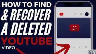 How To Find amp Recover A Deleted YouTube Video  View Deleted YouTube Videos  View Deleted YT Videos [upl. by Broddy]