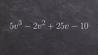 How to Factor by grouping  Factor by grouping  Factoring a polynomial [upl. by Kenlay754]