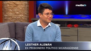 Sevcec 070424 entrevista al exprisionero político nicaragüense Lesther Alemán [upl. by Yrahcaz]