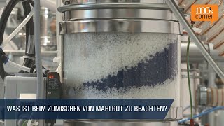 Was ist beim Zumischen von Mahlgut zu beachten  mos corner tv – Folge 12 [upl. by Alihet637]