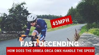 Orbea Orca OMX handles like a dream at over 70kph [upl. by Lisa]