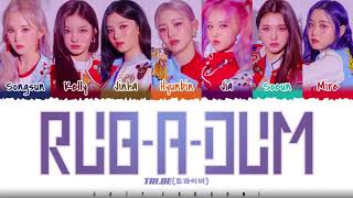 TRIBE 트라이비 – RUBADUM Lyrics Color CodedHanRomEng [upl. by Ailido]