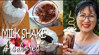 MILK SHAKE DE 4 SABORES DIFERENTES  DIKA DA NAKA [upl. by Nawtna]