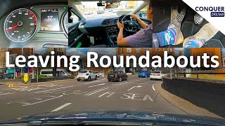 How to Exit Roundabouts Safely in the UK [upl. by Yelkao]