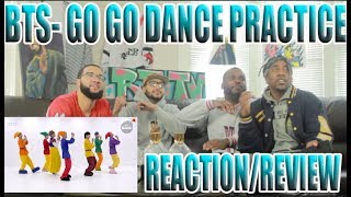 BTS GO GO DANCE PRACTICE REACTIONREVIEW [upl. by Ann-Marie46]