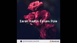 Eeran Kaatin Eenam Pole  ShreyaGhoshalOfficial  Salala Mobiles  Cover by Chinmayee [upl. by Landau]