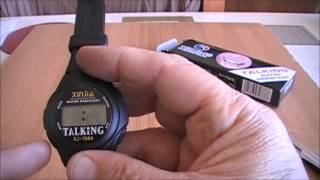 Relojeria  MANEJO Y FUNCIONES DEL RELOJ QUE HABLA TALKING [upl. by Llerrut128]