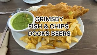 Fish amp Chips at The Peabung Grimsby and beers at Docks Beers brewery [upl. by Elnar]