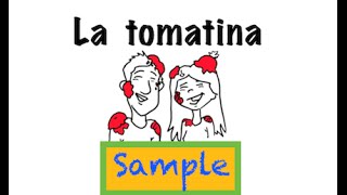 La tomatina de Buñol Sample [upl. by Karyl638]