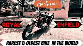 Rarest amp Oldest Bike In World  Royal Enfield Machismo 350  Ownership Review  restoration bike [upl. by Ahseia]