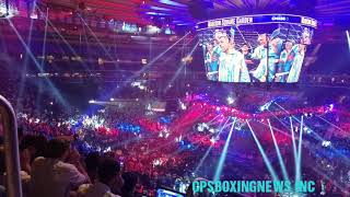 VASILIY LOMACHENKO ENTRANCE TO THE MSG ARENA [upl. by Dyun]