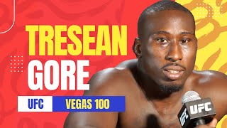 Tresean Gore says ‘my balls were hot’ during UFC Vegas 100 weight cut [upl. by Ailimac]