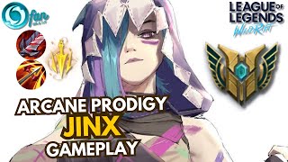 I love Arcane Prodigy Jinx on Wild Rift [upl. by Adikam]