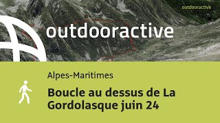 randonnée dans les AlpesMaritimes Boucle au dessus de La Gordolasque juin 24 [upl. by Amlet]