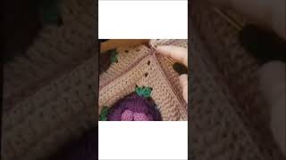 Crochet granny stitch blanket joining [upl. by Gunar327]