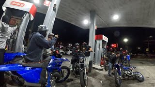 CRAZY YZ125 BATTLE MIDNIGHT IN THE CITY [upl. by Kendricks475]