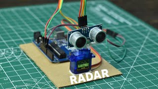 How to make Radar using Arduino Arduino project 6 [upl. by Aramak]