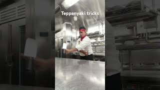 teppanyaki tricks teppanyaki highlights [upl. by Ilsa204]