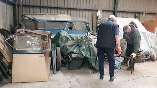 1968 bedford ca dormoblie barn find [upl. by Aicenat]