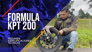 REVIEW Moto FORMULA KPT 200  Parte 2 [upl. by Friedman22]