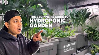 EP3 The beginners guide to hydroponic garden plus DIY Containers and Homemade liquid nutrients [upl. by Guod]