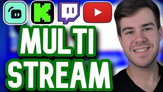 How To Multistream On Streamlabs Twitch Kick YouTube amp MORE ✅ [upl. by Adolpho180]