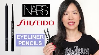 Pencil Eyeliners For Oily Lids  Trying Your Recommendations NARS HighPigment amp Shiseido MicroLiner [upl. by Fem108]