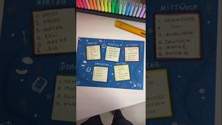 😍 DIY Stundenplan selber machen 📖✏️ Organisiert ins neue Schuljahr 📝🥳💕 backtoschool [upl. by Einuj342]