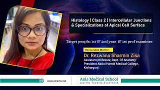Histology  Class 2  Intercellular Junctions amp Specializations of Apical Cell Surface [upl. by Felten764]