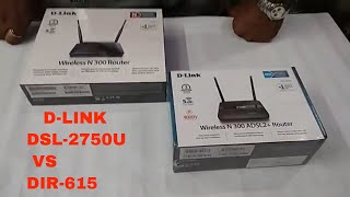 DLINK DSL2750U and DIR615 [upl. by Gnahk]