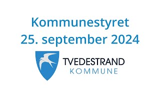 Kommunestyret i Tvedestrand 25 september 2024 [upl. by Retswerb]