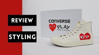 Comme Des Garcons Converse Review  How to Style [upl. by Fowler805]