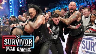 Anderson and Mysterio brawl through the crowd Survivor Series WarGames WWE Network Exclusive [upl. by Dias]