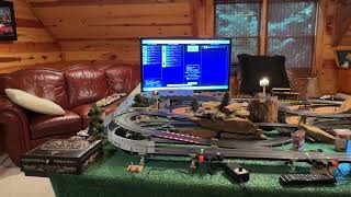 HO Slot Car TrackAFX Giant Raceway  run cars with new Viasue timing system [upl. by Sloan]