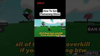 How to get Flamarang glove in Slap Battles Roblox slapbattles roblox [upl. by Ahsenar]