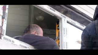 Installation of REHAU tilt and turn windows [upl. by Draner]