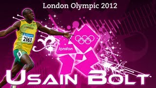 London 2012 Olympics  100m  Usain Bolt  New World record  HD [upl. by Tada]