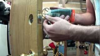 How To Install Deadbolt Lock On Your Door [upl. by Nereus]