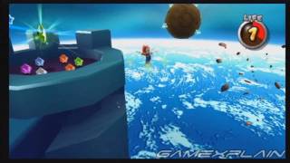 Super Mario Galaxy 2 Walkthrough Bowser Jrs Fiery Flotilla Green Stars [upl. by Elsy]