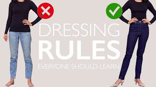 Dressing Rules EVERYONE Should Learn Once And For ALL [upl. by Roselba477]