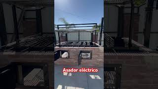 Asador eléctrico asador asadordepollos parrilla asadores asado rostisador bbqgrill trailer [upl. by Ponce907]