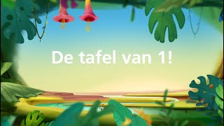 Tafels oefenen met Semsom tafelliedjes  De tafel van 1 [upl. by Ettesoj145]